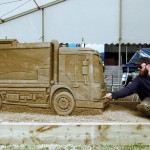 Jamie Wardley sand sculptor