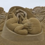 Sand Sculpture baby