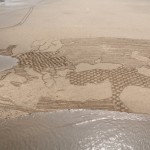 sand map of the world
