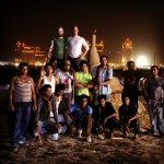 sand sculpture team in Qatar