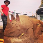 Early stages of sand Rhino
