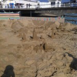 Some of the sand sculpture workshop creations