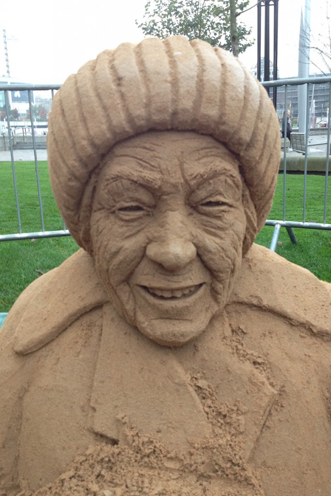 Lucy part sculpted in City Park, Bradford