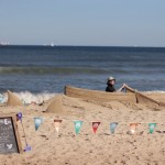 Pop up creative events, sand sculptures