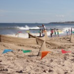 Sand Sculptures created on UK beaches