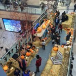 Pumpkin Carving Display at Leeds Trinity Shopping Centre.