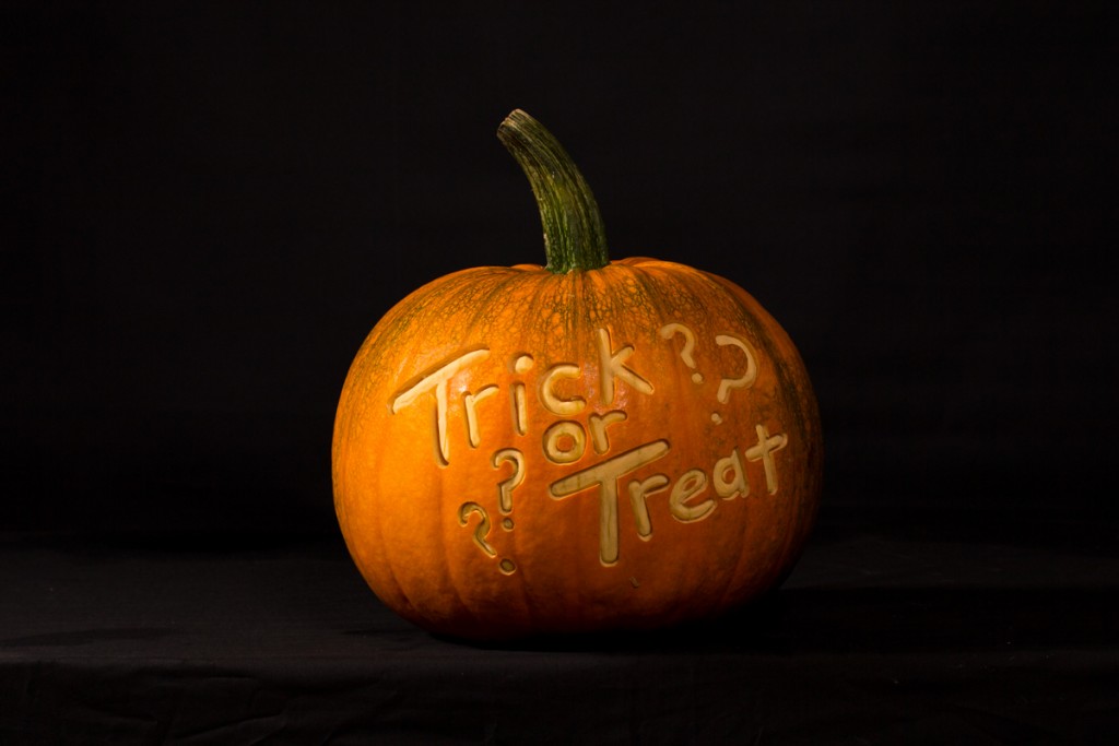 Pumpkin carving. Trick or Treat
