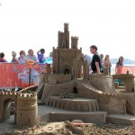 TV giant sand castle media bbc one show weston super mare