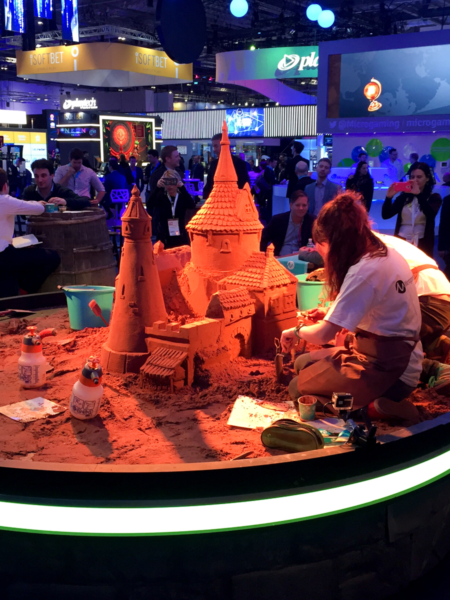 conference expo events sand art castle gaming