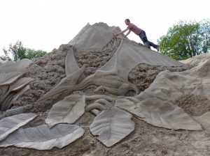 massive sand sculpture finland summer events