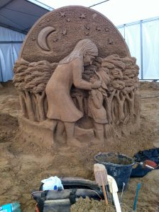 sand sculptor jamie wardley germany sand artist