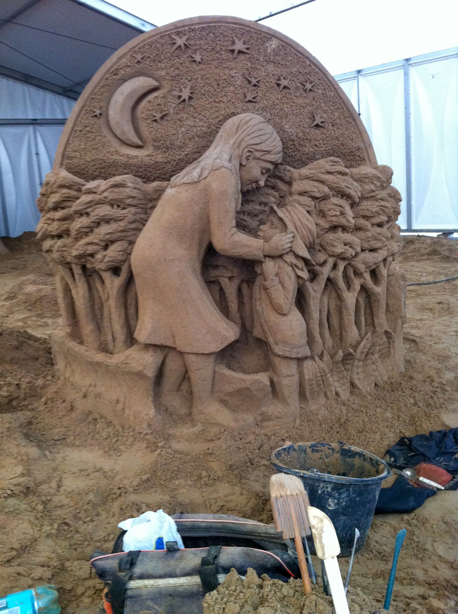 sand sculptor jamie wardley germany sand artist