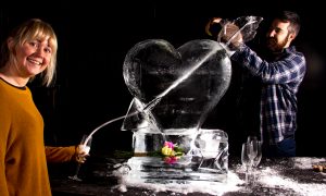 make your own wedding ice sculpture couples experience days