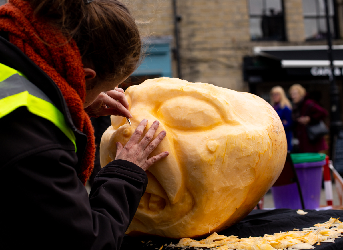 professional pumpkin carving yorkshire