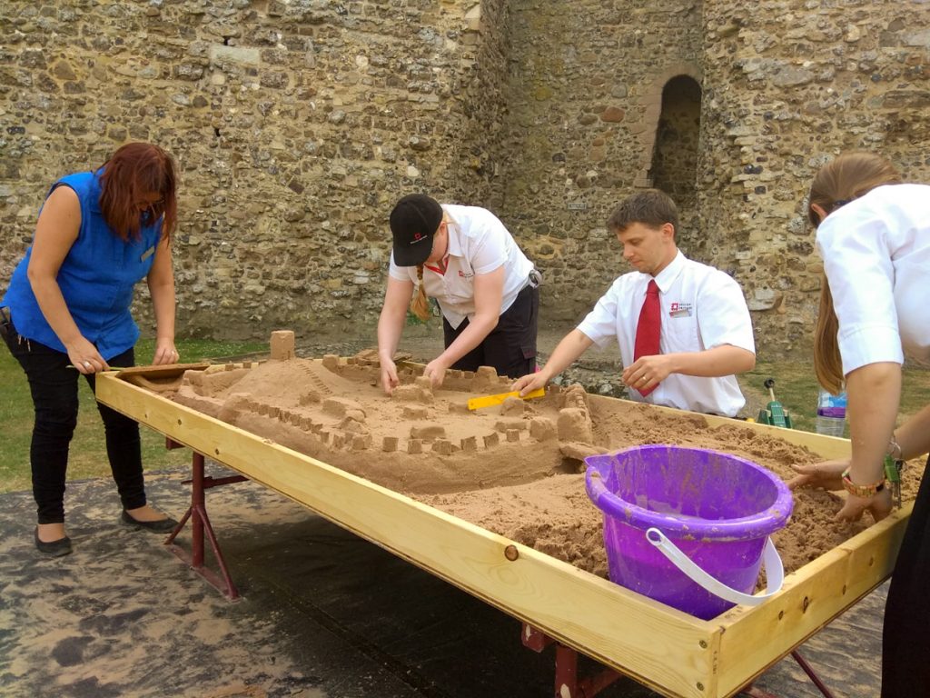 English heritage sand Sculpture workshops