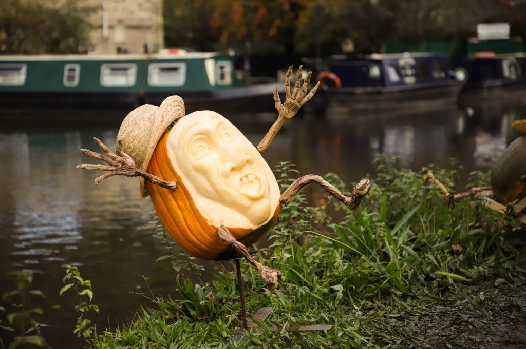 carved pumpkin hebden bridge