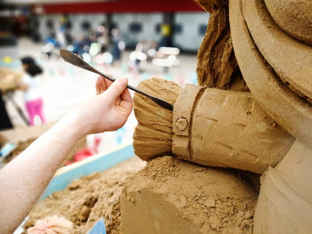 sand sculptor jamie wardley