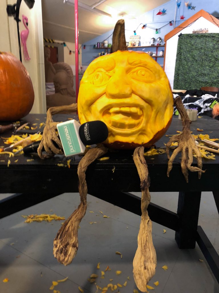 3d carved pumpkin uk
