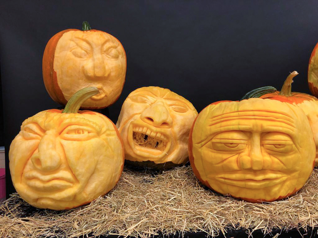 carved pumpkins delivery